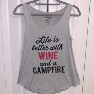Backroads & Bonfires Country Camping Tank Top
